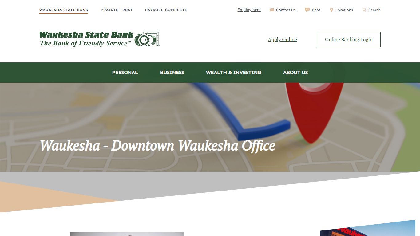 Waukesha State Bank | Downtown Waukesha Office | Waukesha, WI